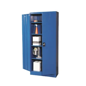 produktbild förvaringsskåp i blått från Silverline