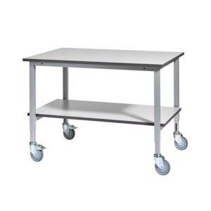 produktbild arbetsbord på hjul från Silverstone