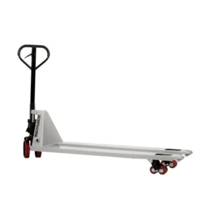 gaffelvagn grå svart, röda hjul produktbild