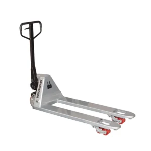 gaffelvagn grå svart, röda hjul produktbild