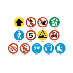 golvdekaler med illustration.